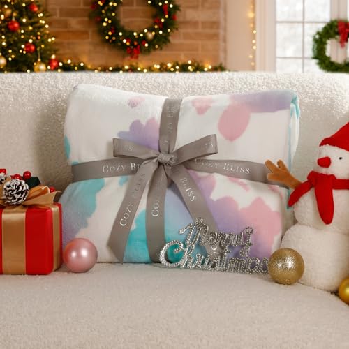 Cozy Bliss Cow Print Throw Blanket - 53% Off, Now $9.49