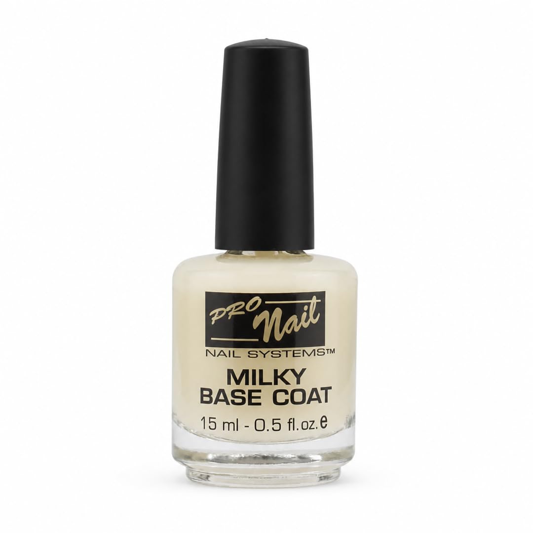 PRONAIL Nail Polish Base Coat - Strengthening Foundation for Lacquer, The No-Lamp Gel that Dries in Minutes for a Chip-Proof Manicure, 0.5 Oz