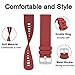 GEAK Compatible with Garmin Vivoactive 5/Vivoactive 3 Music Watch Band,20mm Silicone Band for Galaxy Active 2 40mm 44mm Bands/Samsung Gear Sport/Galaxy Watch Band 42mm Smartwatch Women Men Red
