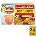 Del Monte Cherry Flavored Mixed Fruit Cup Snacks in 100% Juice, 4 Oz, Pack of 24