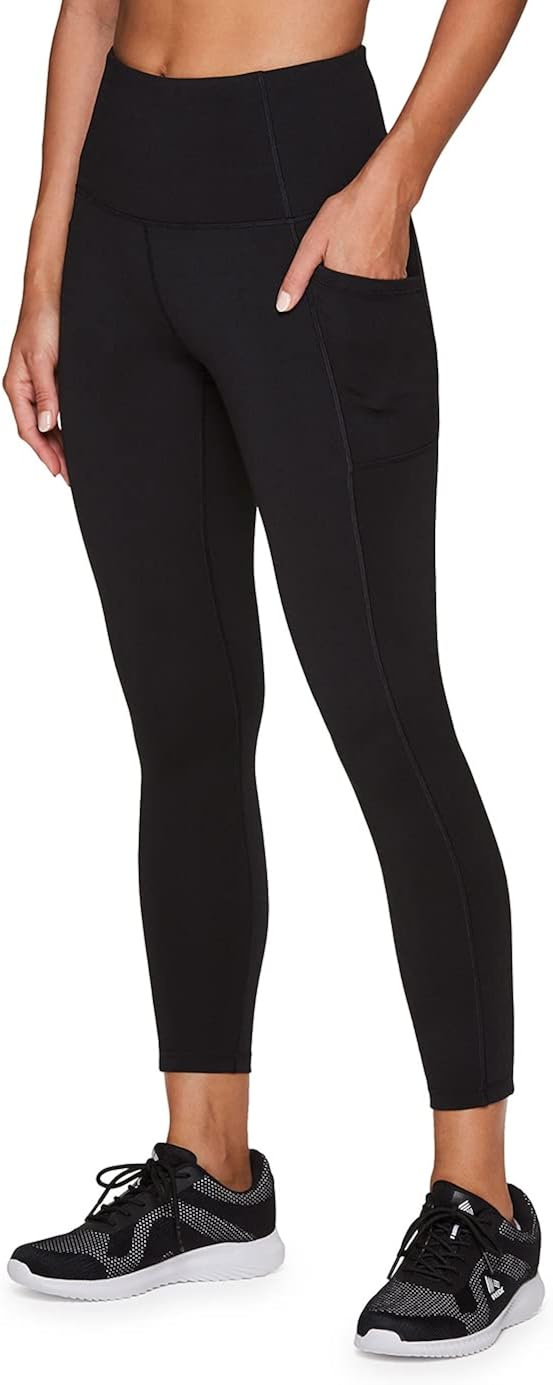 RBX Active Women's Fashion Everyday Yoga Super Soft Ribbed Legging with Pockets : Sports & Outdoors