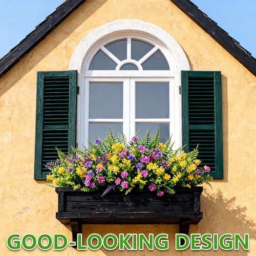 Flores artificiales exterior para terrazas y balcones todo el año 3