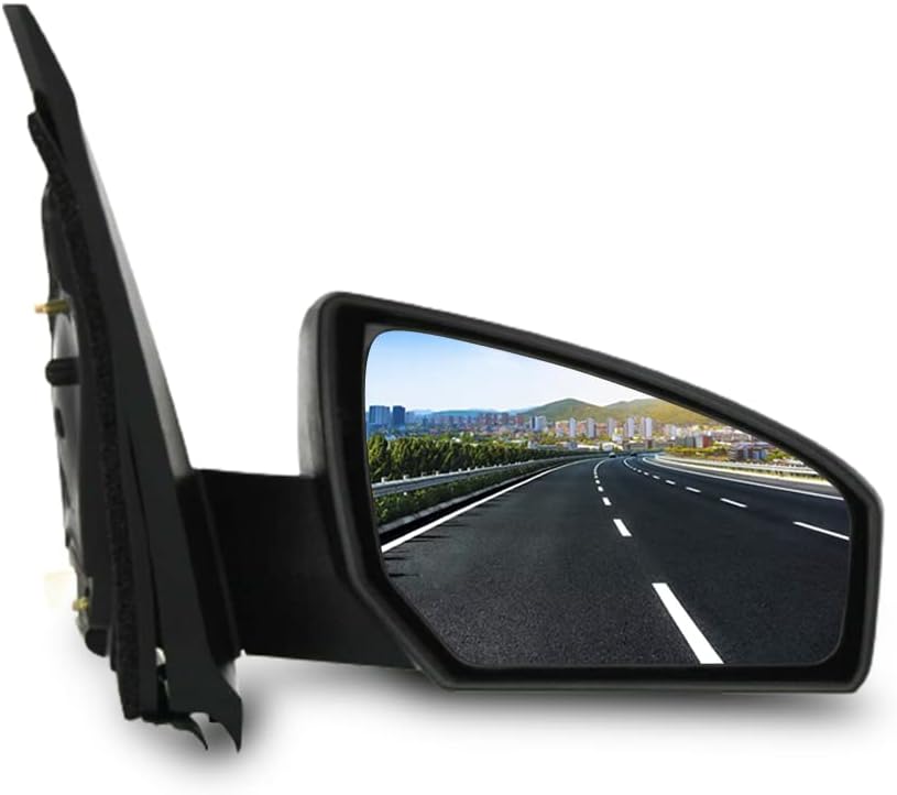 New Passenger/Right Side, Rear View Non-Heated, Non-Folding, w/o Auto Dimming, Power Side Mirror For Nissan Sentra 2007-2012 - NI1321167