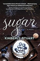 Review - Sugar by Kimberly Stuart Book Cover white cake blue frosting - blog graphic
