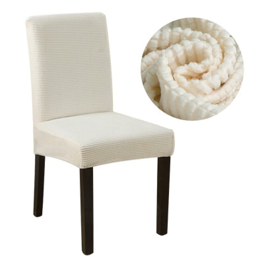 Housse de chaise élastique et extensible LIJUCAI en spandex au tombé impeccable