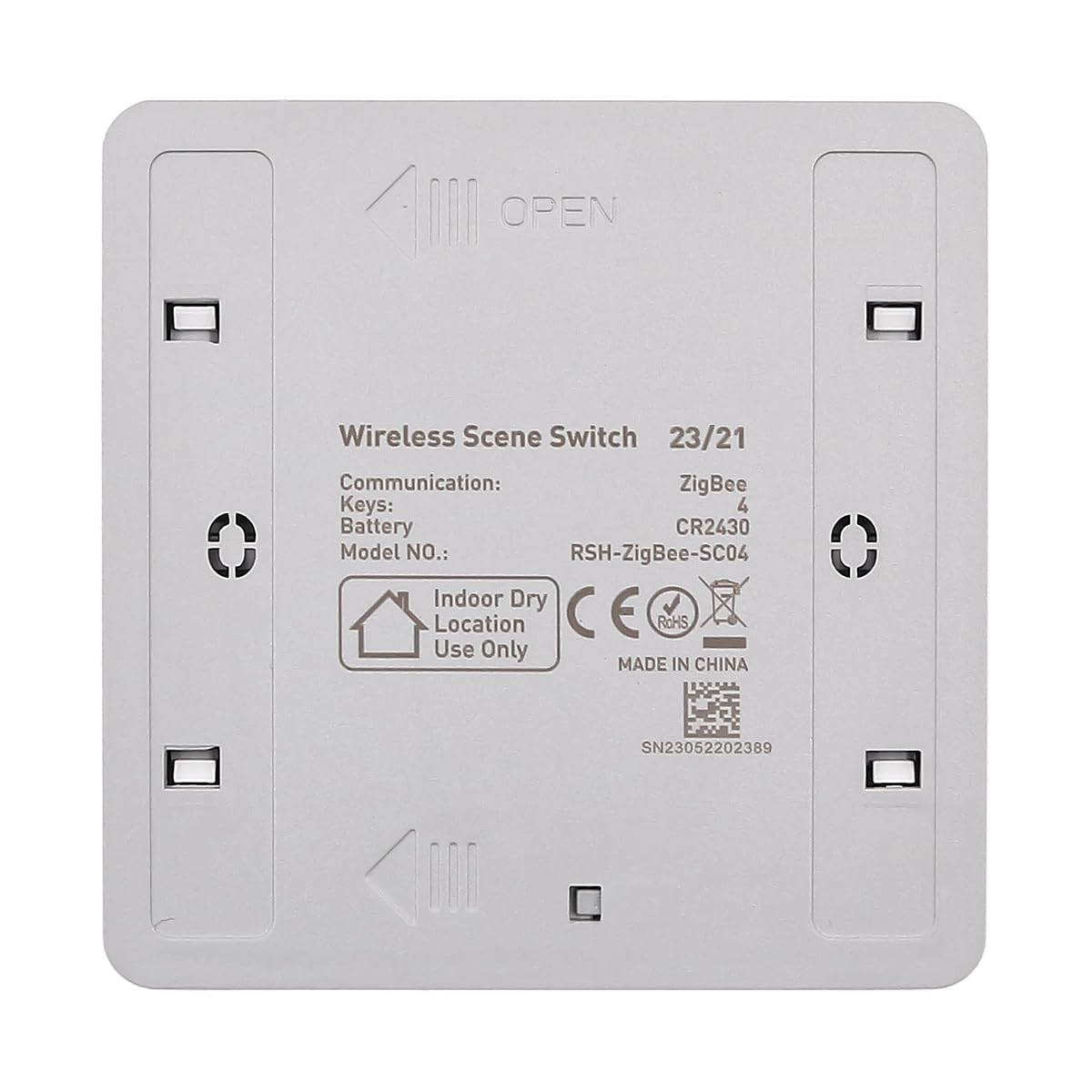 Produktbild von Kabelloser 6-Tasten-Szenenschalter Für Tuya Smart Home – ZigBee 3.0, App-Steuerung, Sprachaktiviert, Keine Verkabelung Nötig