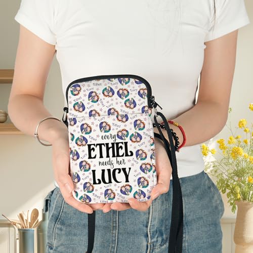 G2TUP Lucy & Ethel Crossbody Bag Friends Gift Every Ethel Needs Her Lucy Shoulder Bag Best Friends Merch4