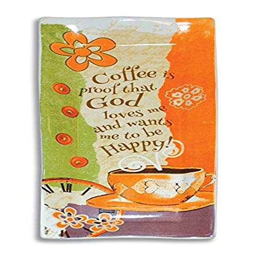 Divinity Boutique 23661 Coffee Ceramic Spoon Rest, Multicolor