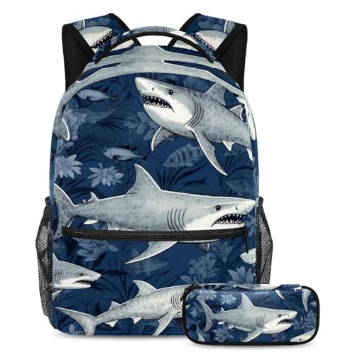 Sac à dos enfant Mystery Ocean Sharks idéal pour les sorties scolaires et voyages des ados
