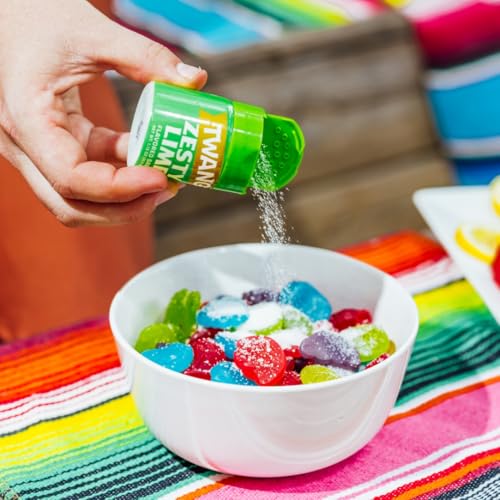 Twangerz Lemon-Lime Seasoning Salt Snack Topping, 1.15-Ounce Shaker (Pack of 20)