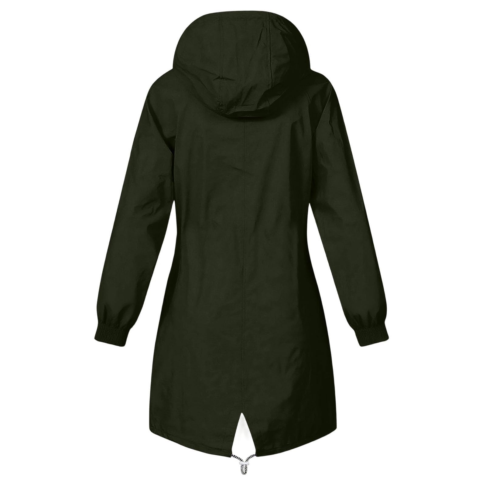 Veste imperméable femme avec capuche et poches Manteau coupe vent mi saison pour randonnée et extérieur Imperméable léger pour automne hiver Blouson pluie avec doublure zippée
