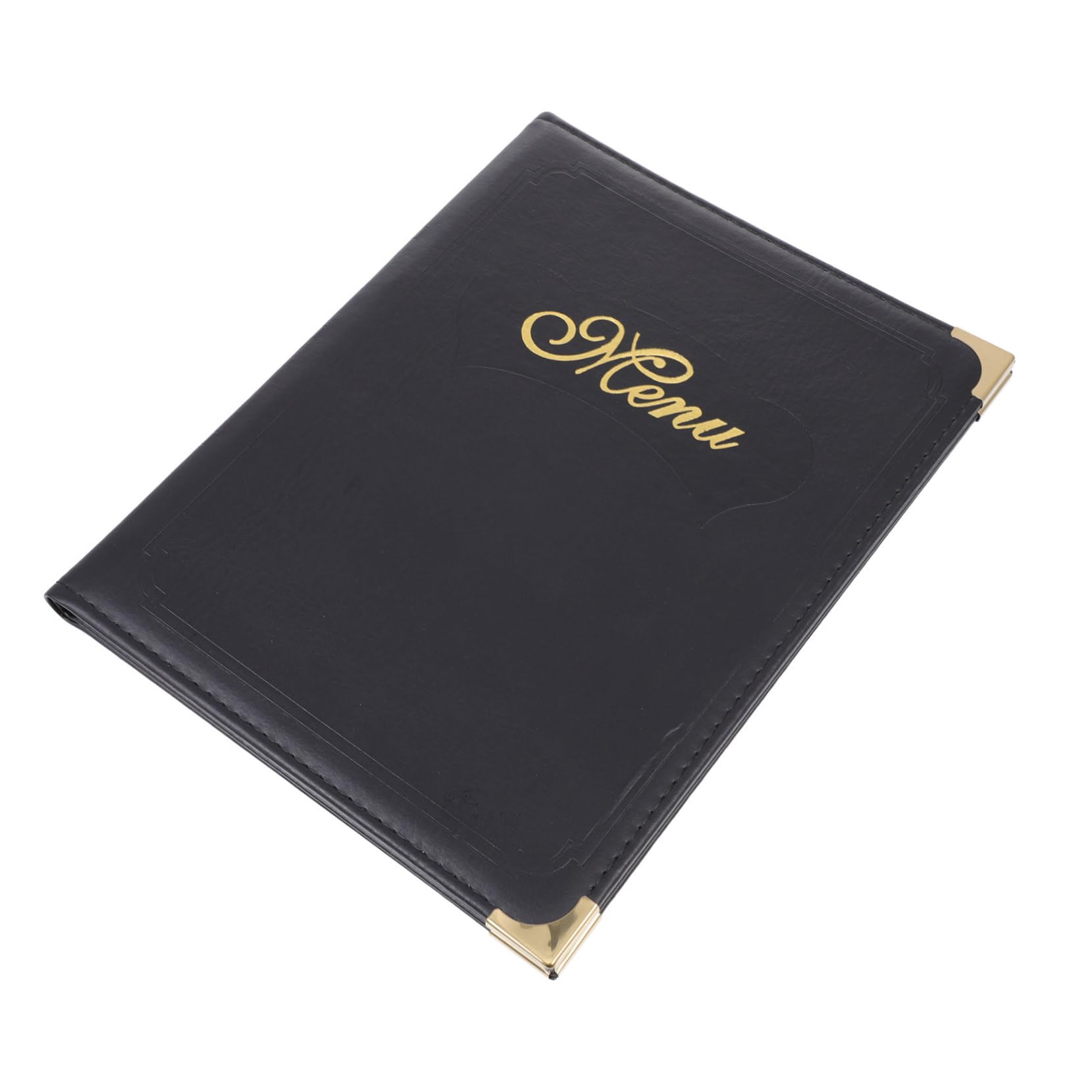 HEALLILY Leather Cover Menu Folder Restaurant Menu Covers Menu Book Holder Display Holder Artistic Design