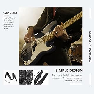 SUPVOX Sangle De Guitare en De Coton Guitare Croix Bandoulière Réglable pour Basse Ukulélé Électrique Folk Guitares… - Les Beatles, Paul McCartney, John Lennon, RIngo Starr, George Harrison SUPVOX Sangle De Guitare en De Coton Guitare Croix Bandoulière Réglable pour Basse Ukulélé Électrique Folk Guitares… – Image 6