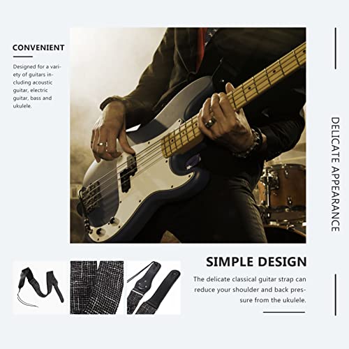 SUPVOX Sangle De Guitare en De Coton Guitare Croix Bandoulière Réglable pour Basse Ukulélé Électrique Folk Guitares… - Les Beatles, Paul McCartney, John Lennon, RIngo Starr, George Harrison SUPVOX Sangle De Guitare en De Coton Guitare Croix Bandoulière Réglable pour Basse Ukulélé Électrique Folk Guitares… – Image 7