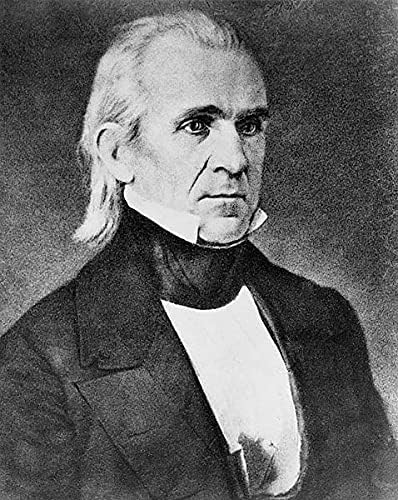 U.S. President James K. Polk Portrait 11x14 Photograph Photo Print