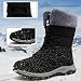 Imagen de VTASQ Botas de Nieve para Mujer Botines de Invierno Impermeable Forradas Calientes Boots Zapatos Outdoor Ultraligero Antideslizante Negro 40EU