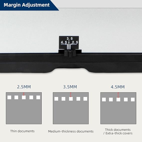 RAYSON Wire Binding Machine, 23-Hole, Binds 210 Sheets, TD-1221