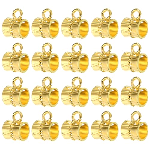 Bélières en alliage PATIKIL pour pendentifs | Finition soignée pour finitions de bijoux de qualité