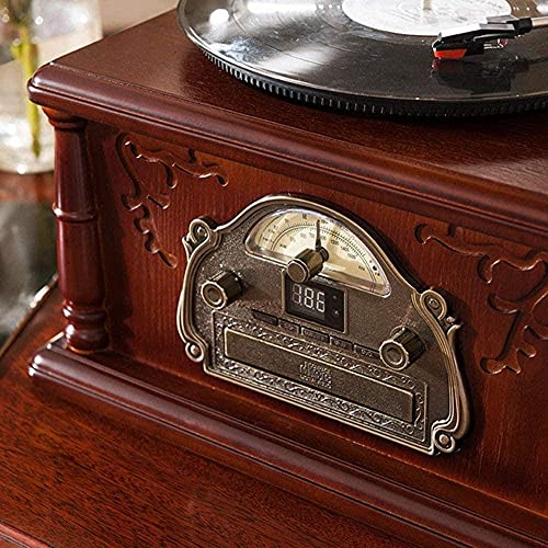 SXLCKJ Gramophone, Gramophone Antique en Bois Massif, rétro Vinyle, phonographe, Multifonction, Bluetooth, CD (Lecteur… - Les Beatles, Paul McCartney, John Lennon, RIngo Starr, George Harrison SXLCKJ Gramophone, Gramophone Antique en Bois Massif, rétro Vinyle, phonographe, Multifonction, Bluetooth, CD (Lecteur… – Image 5