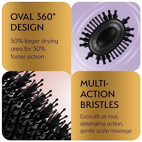 OMO TEAM Professional Dual Voltage Blowout Hair Dryer Brush SM-5366 の商品画像 6