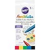 Wilton FoodWriter Color Fine-Tip Edible Markers, 5-Piece
