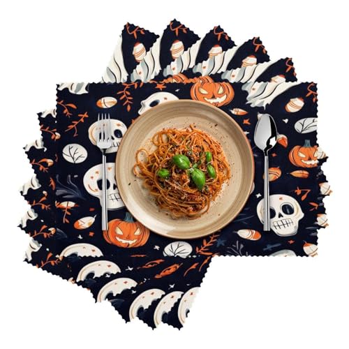 Sets de table Halloween thermorésistants pour protéger votre table des taches