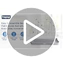 Image of Hopop Plastic Baby Bottle Drying Rack | Portable & Compact Bottle Drying Rack with Detachable Water Drip Tray | Holds Upto 6 Bottles and Accessories | BPA Free Efficient Baby Care Essential | White