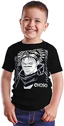 Camiseta Choso Infantil Camisa Estampada Anime Unissex 100% Algodão