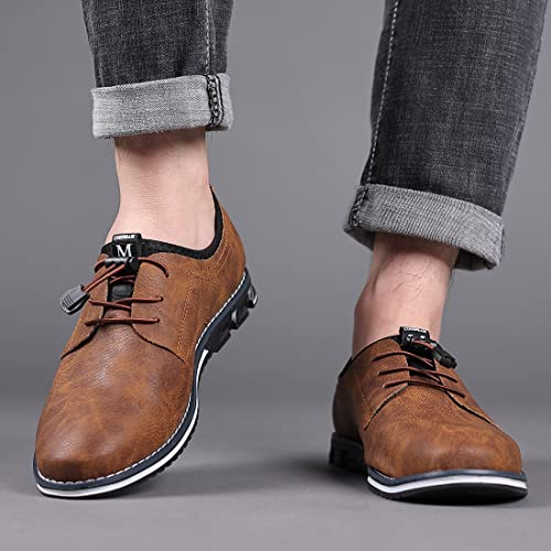 Image of COSIDRAM Mens Business Dress Shoes Casual Slip-on Comfort Walking Shoes