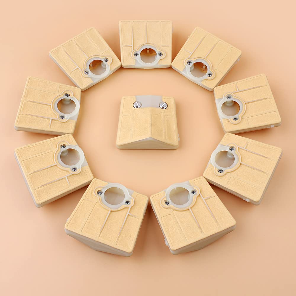 DUNLAP Nettoyeur de Filtre à Air adapté à 61 66 181 266 281 288, pièces de Rechange for tronçonneuse 501807105, 10 pièces/lot
