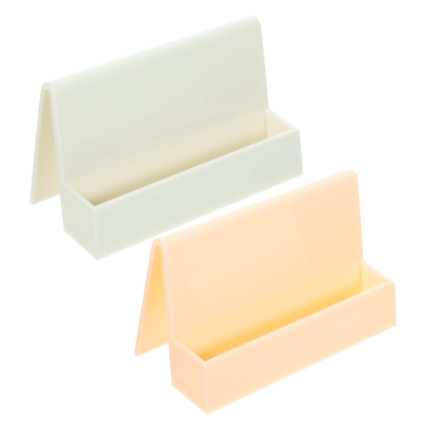 Lurrose 4 Set Portacarte Ufficio Per Biglietti Visita Design Elegante E Stabile Per Esposizione E Organizzazione Ufficio 2 Pezzi*4