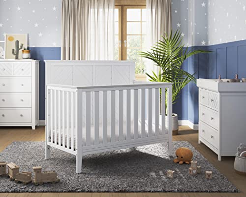 Child Craft Atwood 4-In-1 Convertible Baby Crib (Matte White) #TOP7