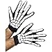 Smiffys Men's Skeleton Print Gloves