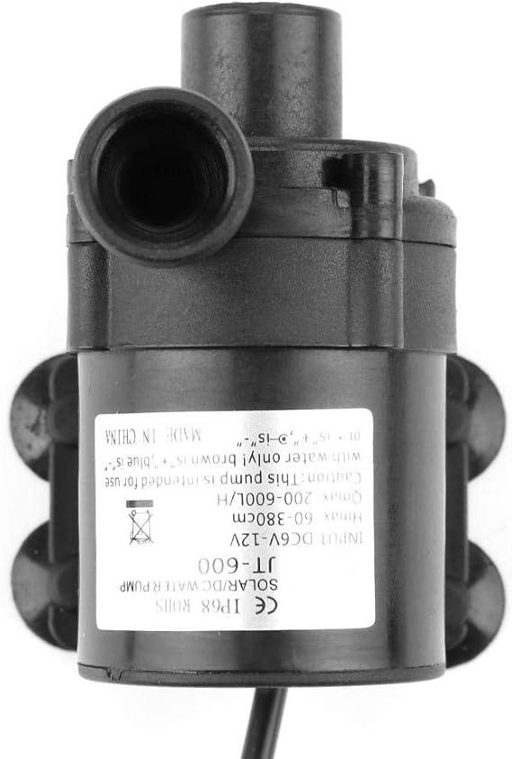 Image Fountain Pump, Pond Pump High Power Transmission Pond Fountain Energy-Saving Small Water Pump for Submersible Outdoor