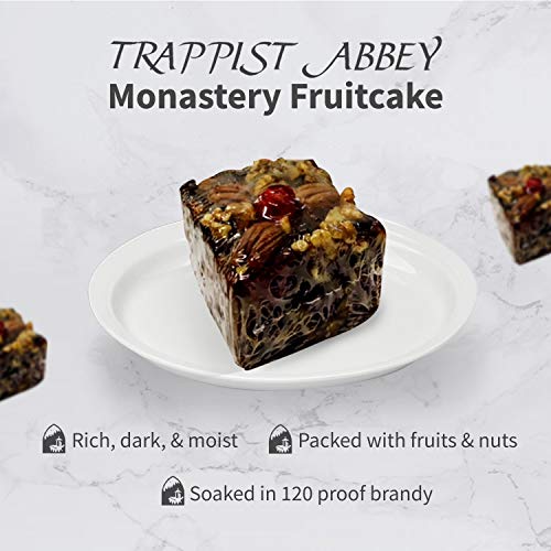 image for Trappist Abbey Monastery Fruitcake - Christmas Cake with Candied Fruit