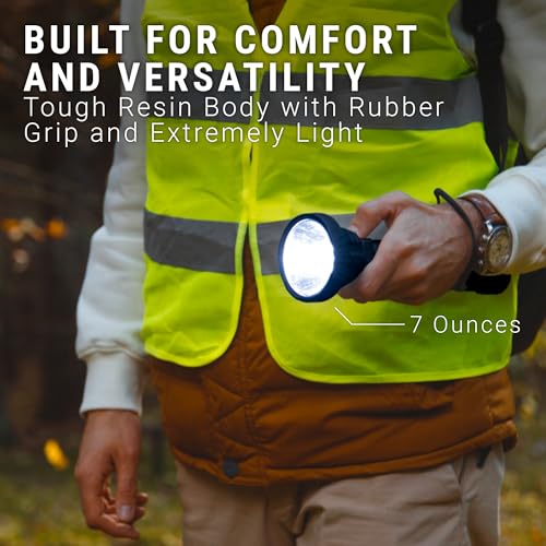 Image of LitezAll Soft Touch Flashlight | Compact LED Flashlight and Portable Rechargeable Flashlight 1000 Lumens | Durable with Smooth Rubberized TPR Coating Pocket Flashlight, Charging Cable Included