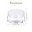 SATINIOR 12 Pack 2 oz Plastic Container Jars with Lids Round Clear Travel Cosmetic Container Slime Jars for Toiletries, Lotion, Cream, Ointments, Makeup, Rhinestone, Samples, Kitchen Storage(Clear)