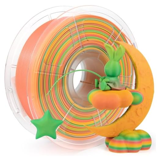 IEMAI Rainbow PLA Filament 1.75mm 1kg, High Speed 3D Printer Filament Up to 600mm/s, Toughness & Neatly Wound, Fast Color Change Gradient for DIY, Artistic & Home Décor