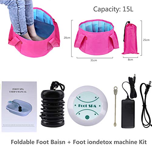 Máquina profesional detox de pies con masaje y bolsa spa miniatura 2
