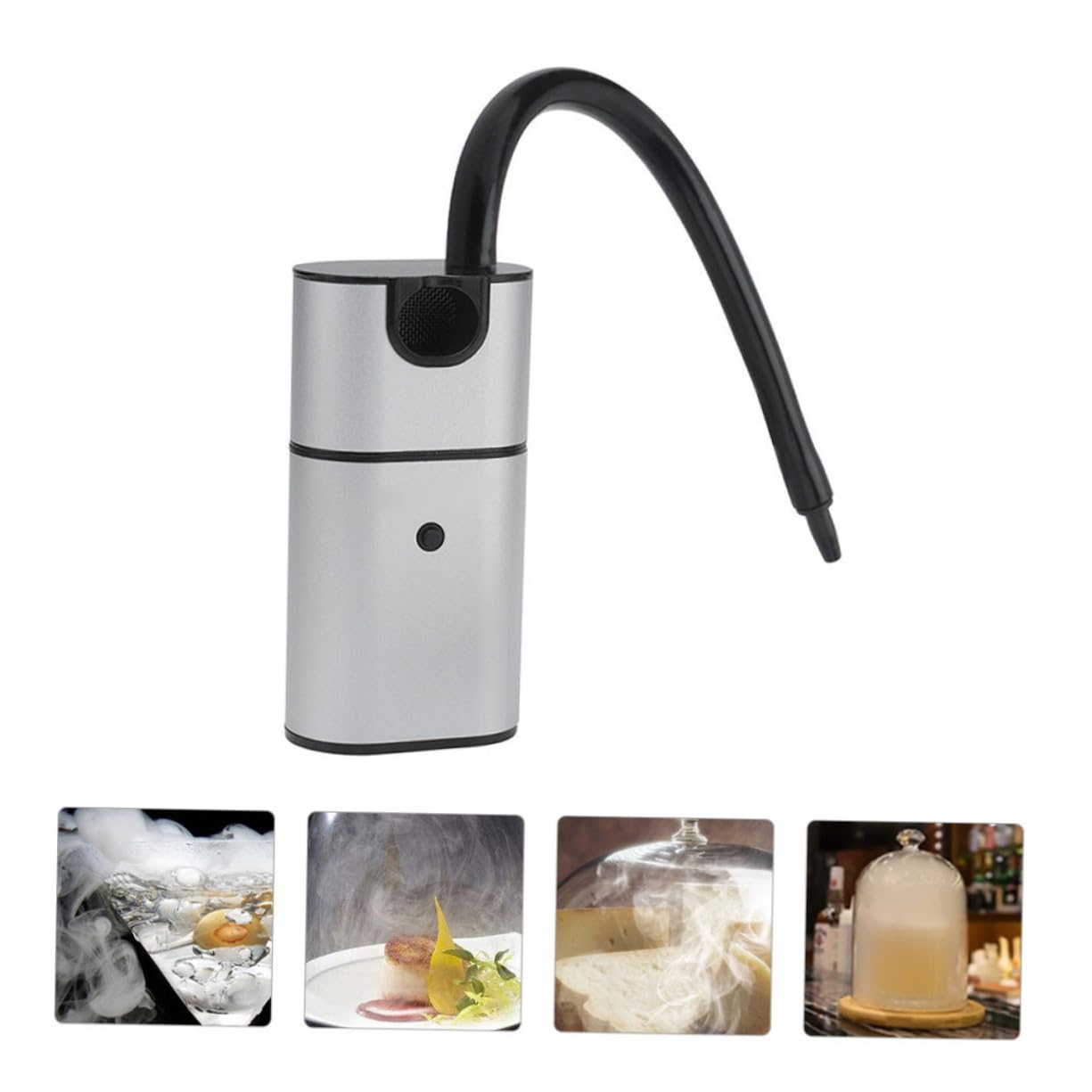 Affumicatore Portatile Infusore Per Cucina Molecolare Kit Per Affumicare Cocktail Alimenti Leggero Compatto