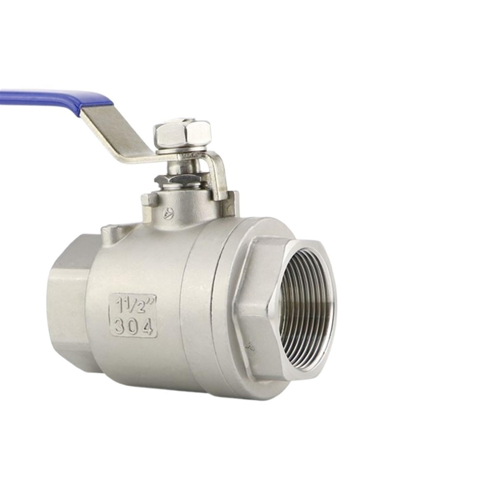 Válvula de bola de paso total en acero inoxidable 304 para control sin pérdidas de agua y gasóleo