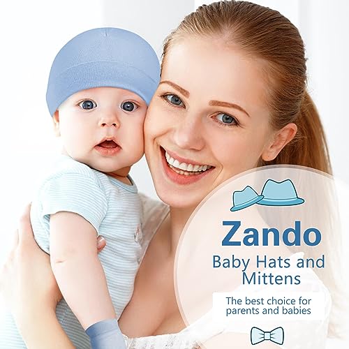 Zando MNFUYPZAS4185AXF4P Baby Hats And Mittens Unisex Infant Beanie Caps Newborn Hospital Hat thumb #5