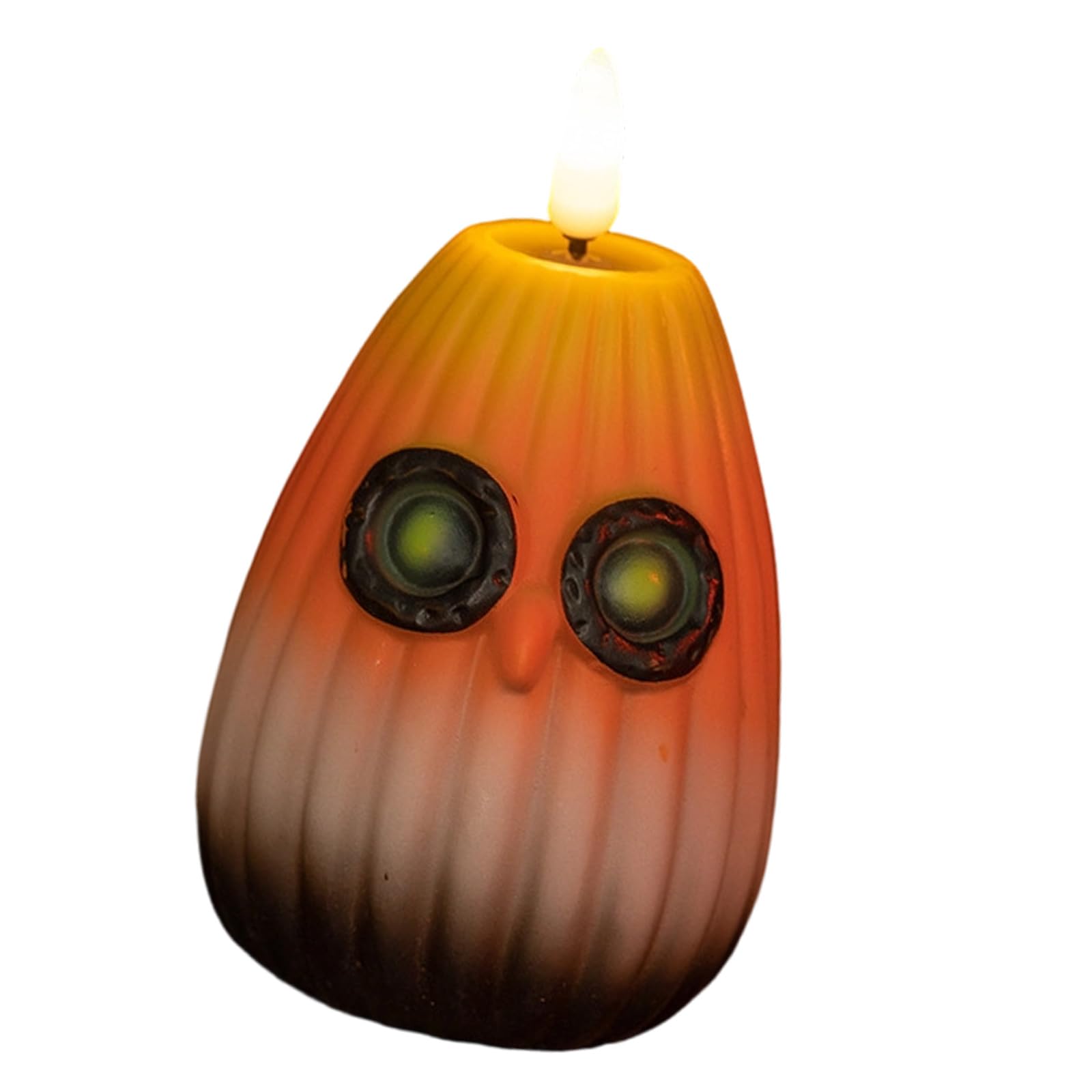 Kalttoy Glowing Desk Lamp Handcrafted Owl Night Light Battery Operated Bedside Lamp Holiday Decoration for Living Room Owl Night for Halloween