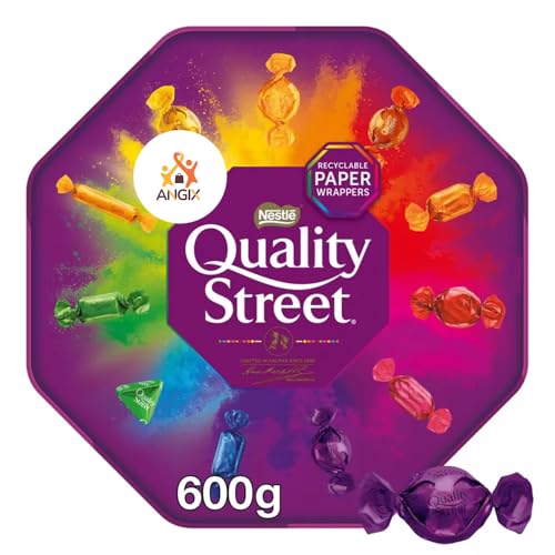 ANGIX 1 x Quality Street Christmas Chocolates Perfect Chocolate Gift Box For Chocolate lover At Special Occasion And Christmas ANGIX 1 x Quality Street Christmas Chocolates Perfect Chocolate Gift Box For Chocolate lover At Special Occasion And Christmas