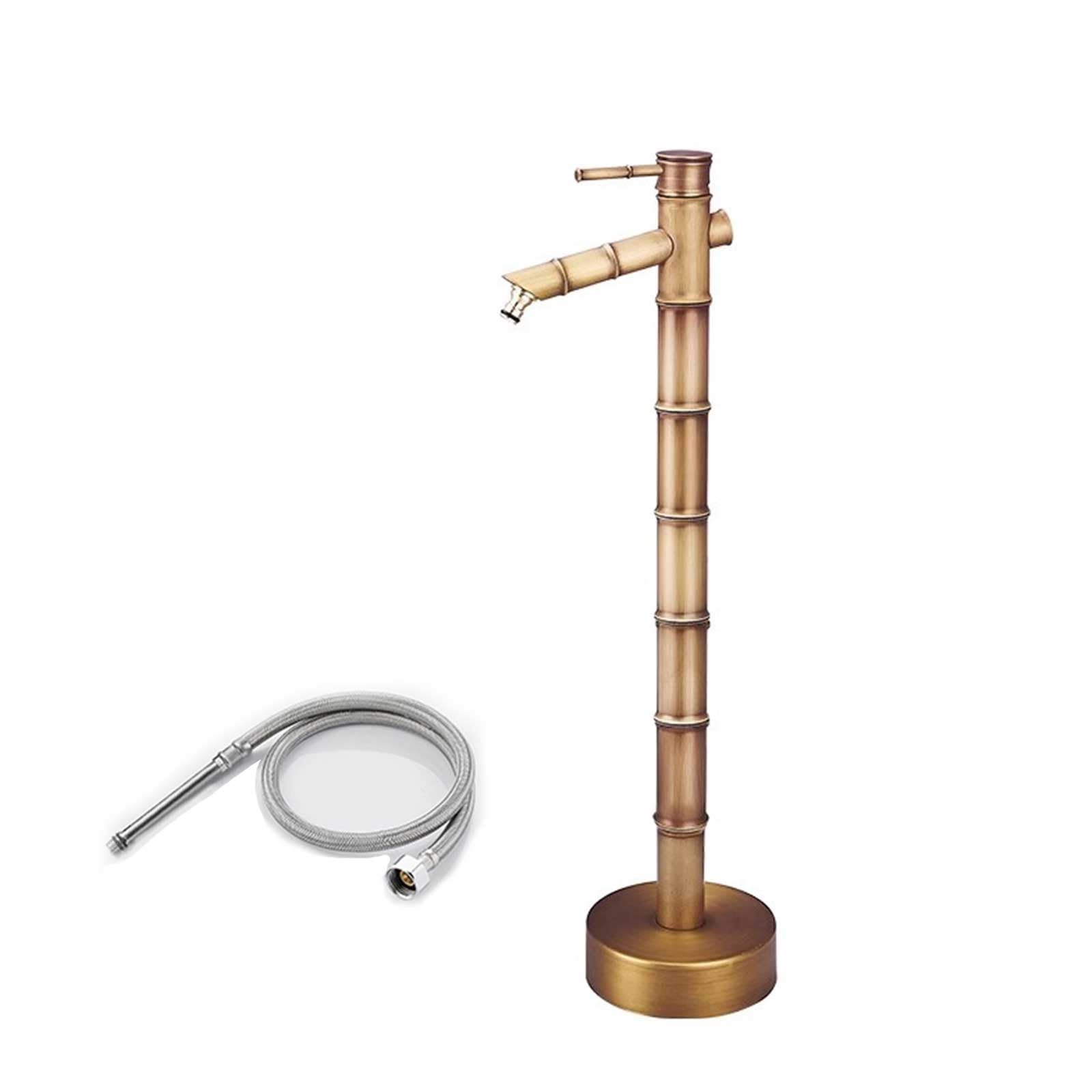 BHGFYXBS Outdoor Brass Vertical Garden Water Column For Irrigation & Washing - 20In Cylinder For Farm, Pasture & Backyard Use,size_name-70cm/27in