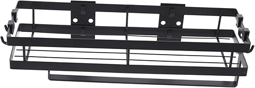 Miniatura 5 de BESTOYARD Estante de baño de 2 piezas, estantes de vidrio, estantes para Baños, estantes para toallas de baño, estantes de baño, estante de pared de