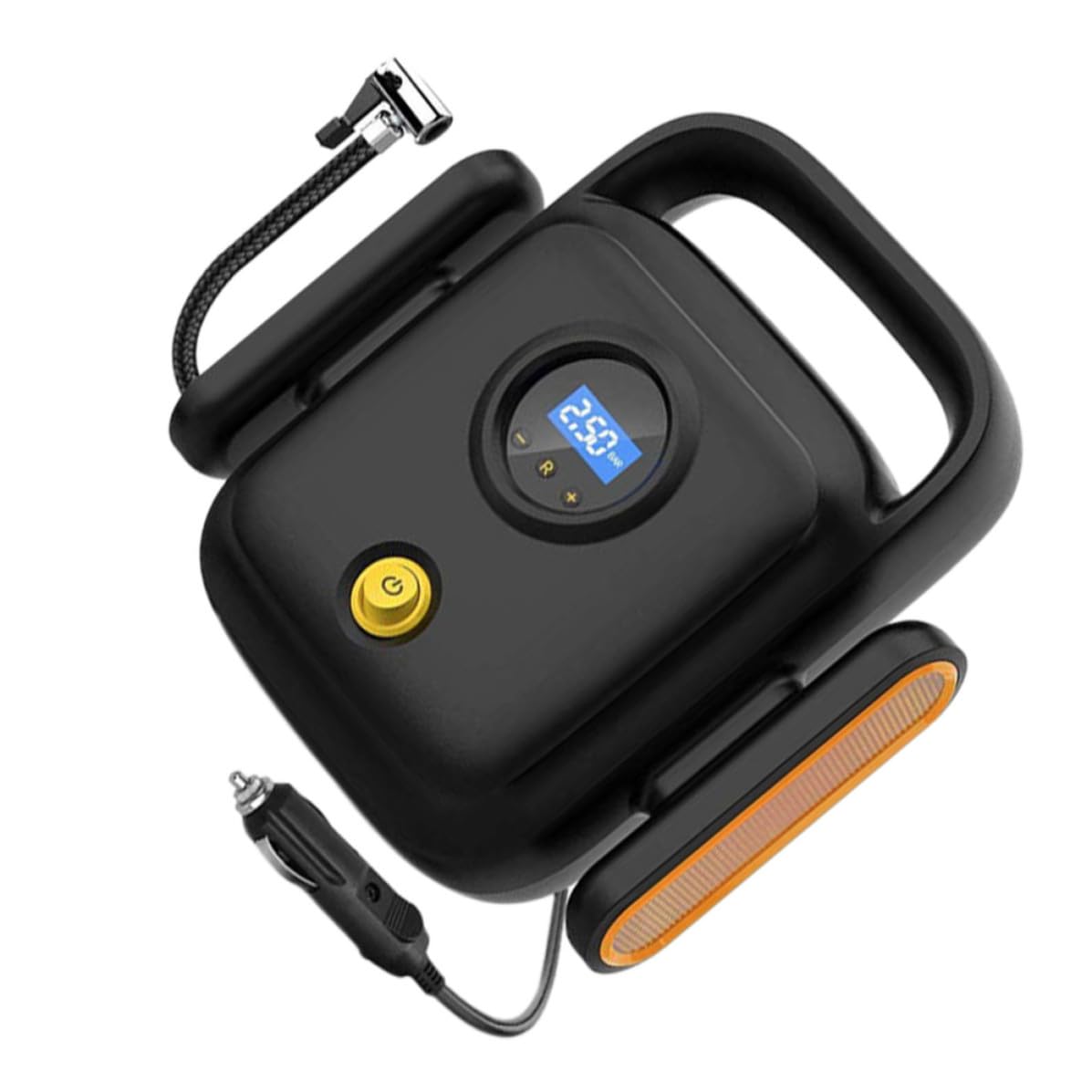 Operitacx Inflador de Aire Portátil para Coche 12v 120w Luz Integrada