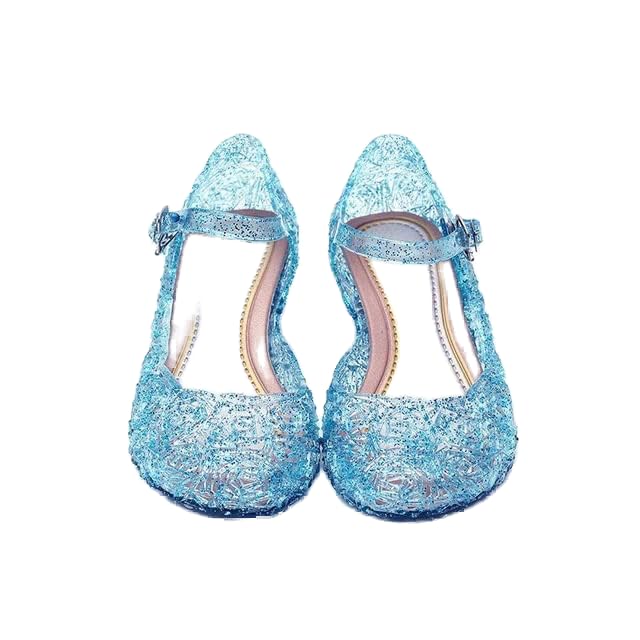 BABY & KIDS - PaMaBa 5 Colors Girls Birthday Princess Dress up Sandals Kids Sofia Rapunzel Cinderella Cosplay Crystal Shoes Party Flat Shoes