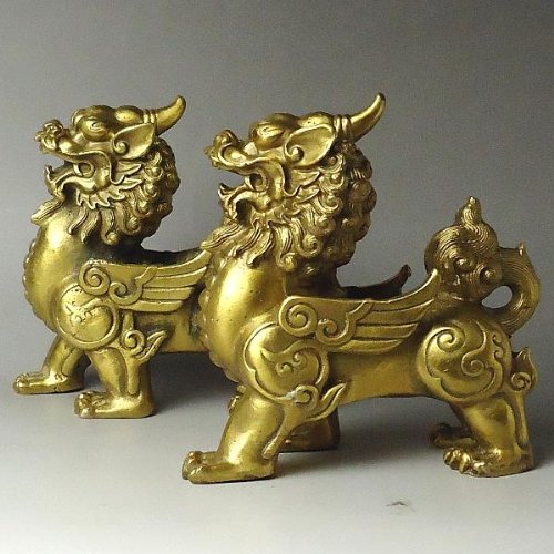 銅製ヒキュウ　貔貅　一対 銅製「元宝貔貅(ヒキュウ)(一対)」 – 株式会社廣友オンライン