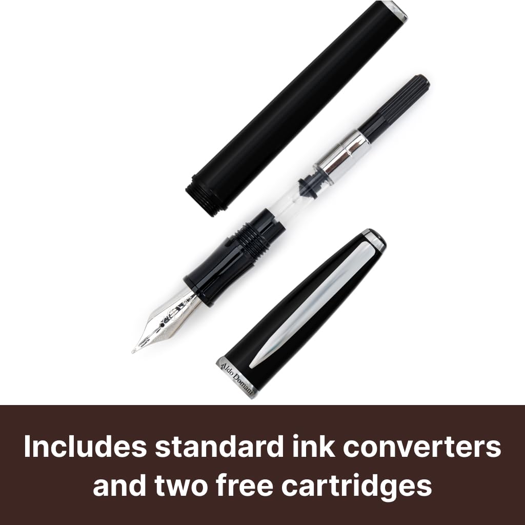 Amazon | Monteverde USA Aldo Domani 万年筆 ブラック - 細字 - 高級